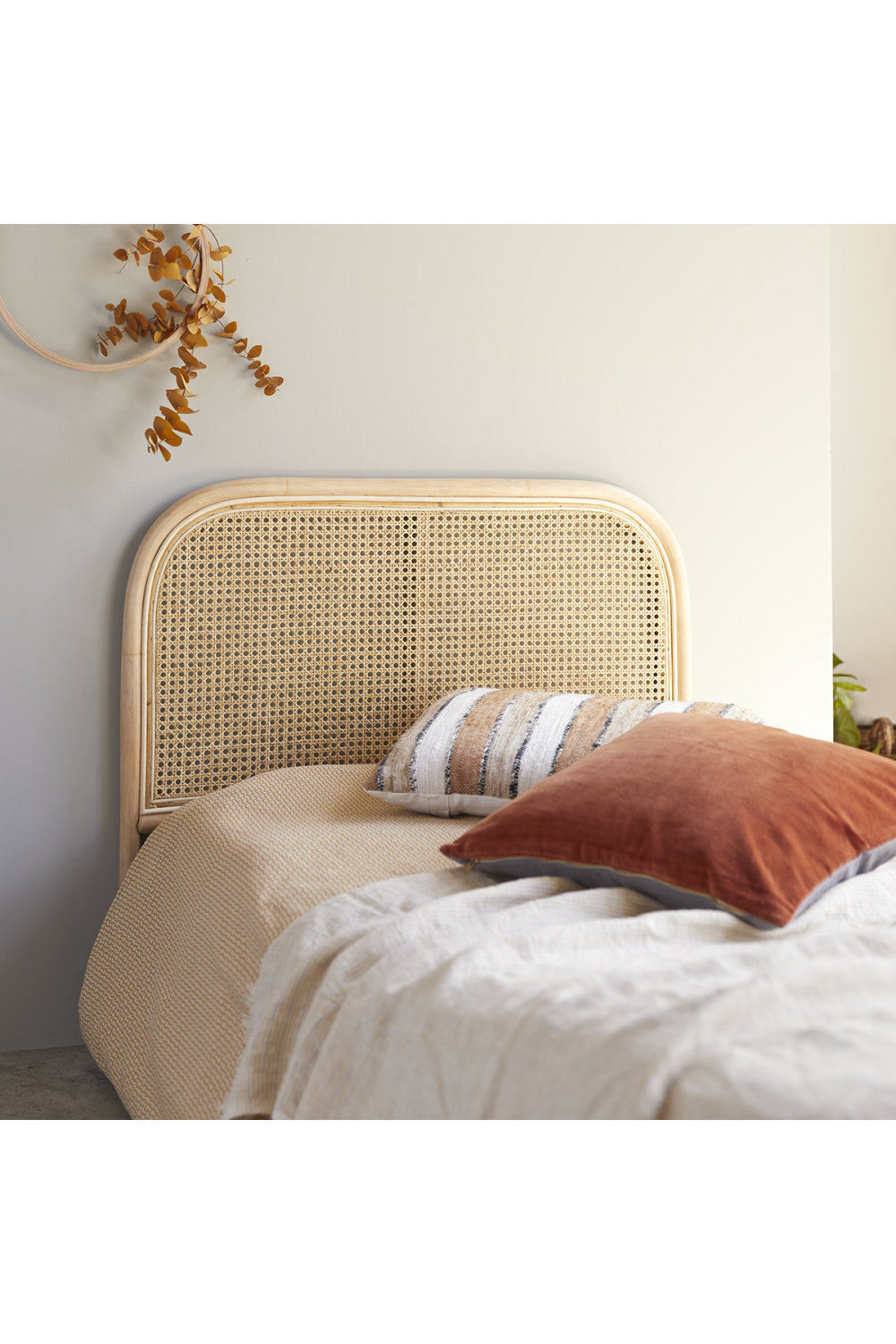 Twin cane headboard discount